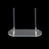 10-50PCS Acrylic Clear Stand Acrylic Easel Display Stand Multi-Functional Holder for Plate Card Commemorative Coin Collectibles Home Office Decoration