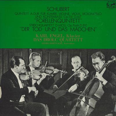 LP Record KARL ENGEL, DROLTZ STRING QUARTET - Schubert Piano Quintet In A Major T OC7150K EURODISC Japan Classical Used
