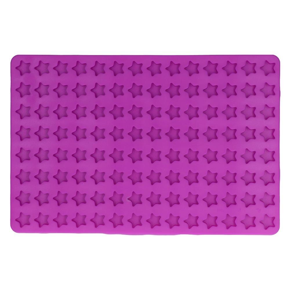 

Heart Silicone Baking Mold Star Ice Cube Tray Non-Stick Pet Treat Mold Baking Purple Star Mold