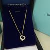 Collar con Colgante de Corazón de Plata de Ley 925 para Mujer Familia T con Diamantes y Esmalte, Cadena Clavicular Azul Clásico, Colgante para Mejor Amiga