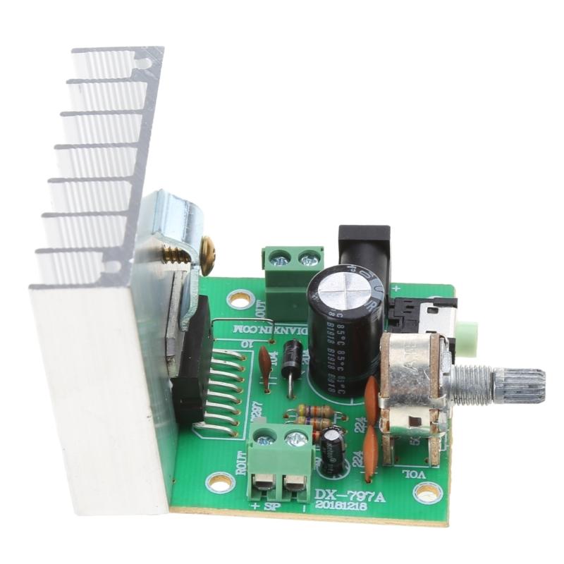 33W+33W TDA7377 Stereo Audio Amplifier Power Board Dual Channel DC12V Assembed with Capacitor