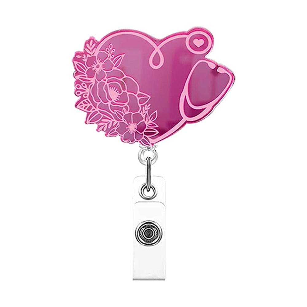 

Акриловый череп-организм, выдвижная катушка для бейджа медсестры, студента, держатель для удостоверения личности, держатель для именной карточки работника, аксессуар