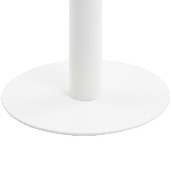 VidaXL Table de bistro Marron clair 40 cm MDF