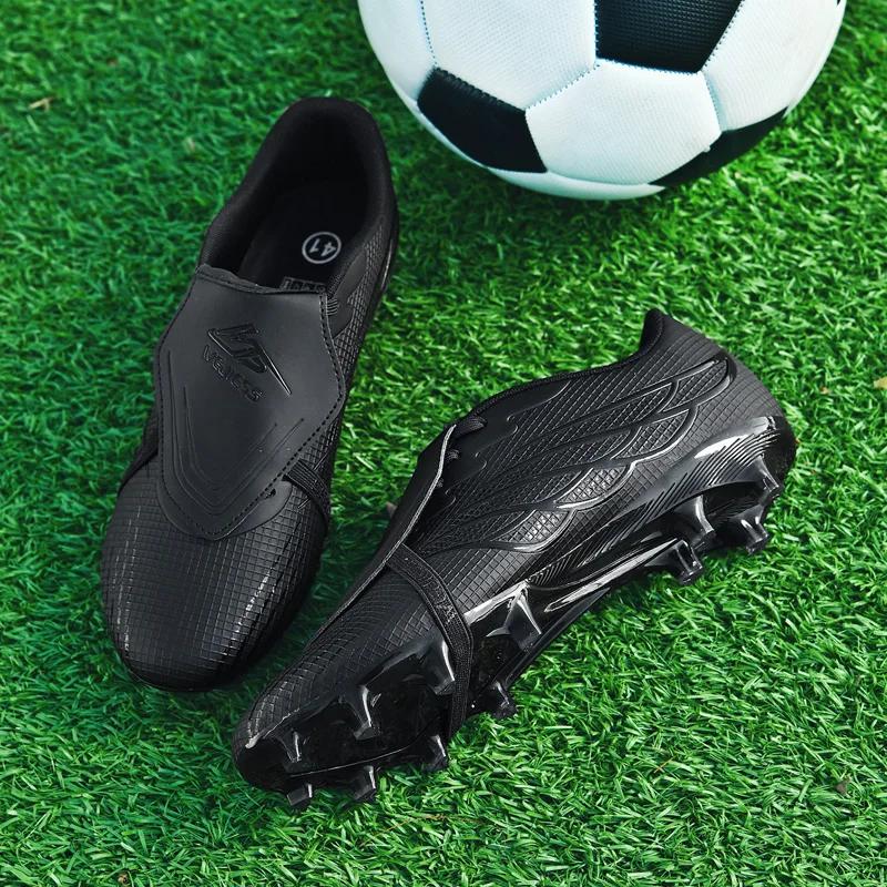 Men Football Boots Society Original Indoor TF/FG Studded Soccer Shoes Comfortable Sneakers Field Ultralight Sport Football Shoes