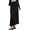 High-Waisted Maternity Modal Midi Skirt - A-Line, Pure Color, No-Support Hem