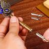 Retro Punk Dipped In Water Pen Replaceable 5 Nib European Style Metal Signature Pen Fountain Pen Machine Feather Pen