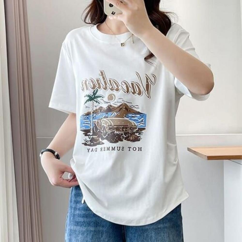 Navava Women VacaTion PrinTing ShorT Sleeve T shirT nT2552