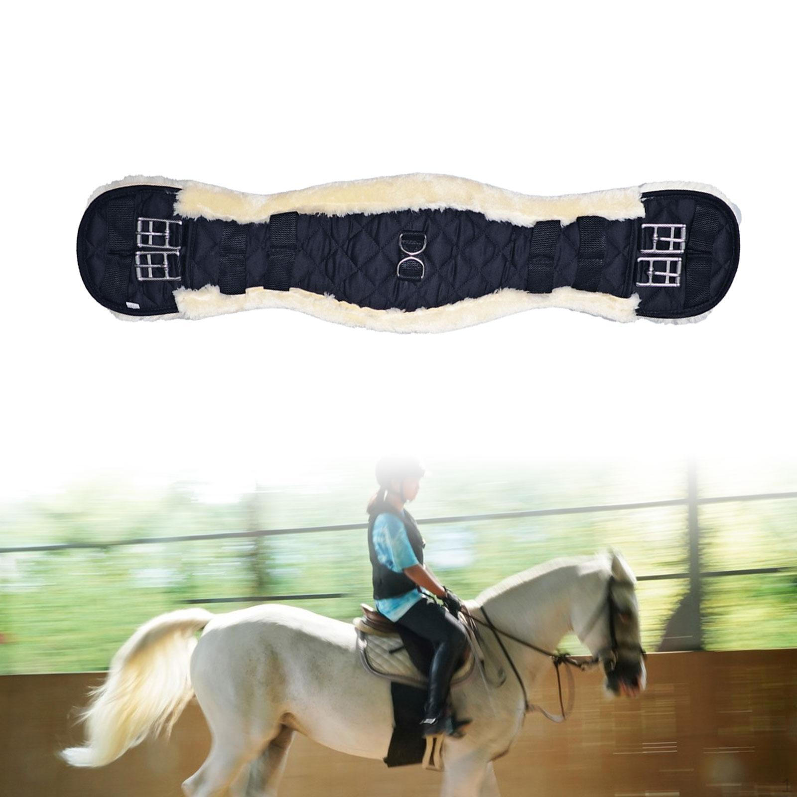 

Выездковый ремень, Подпруга для лошади, Легко устанавливается, Лунная подпруга для английских седел Аксессуары 70cm