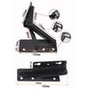 2Pcs Sofa Bed Bedding Adjustable Angle Mechanism Hinge Hardware Black Hardware Small Dual-Purpose Kitchen Sofa Bed Spring Hinge