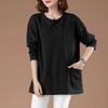 Sweatshirt for Women Cotton Oversize Loose Round Neck Casual Pullover Long Sleeve Top Sweatshirt