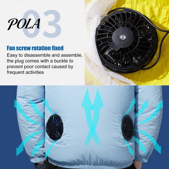 Cooling Coat Jacket USB Fan 3 Speeds Men Long Sleeve Hooded Air Conditioning Clothes Streetwear