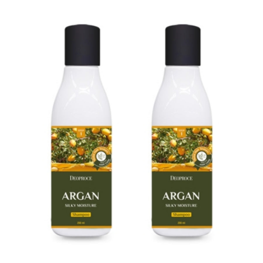 Deoproce Argan Seidiges Feuchtigkeitsshampoo 200 ml * 1 Stück/2 Stück/3 Stück