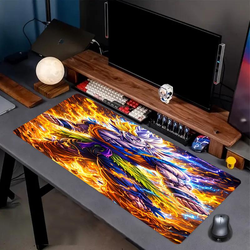 DRAGON BALL Print Mouse Pad, Anti‑Slip Desktop Keyboard Mat, for PC Laptop Gaming Working Daily Use, Cool Festival Surprise Gift