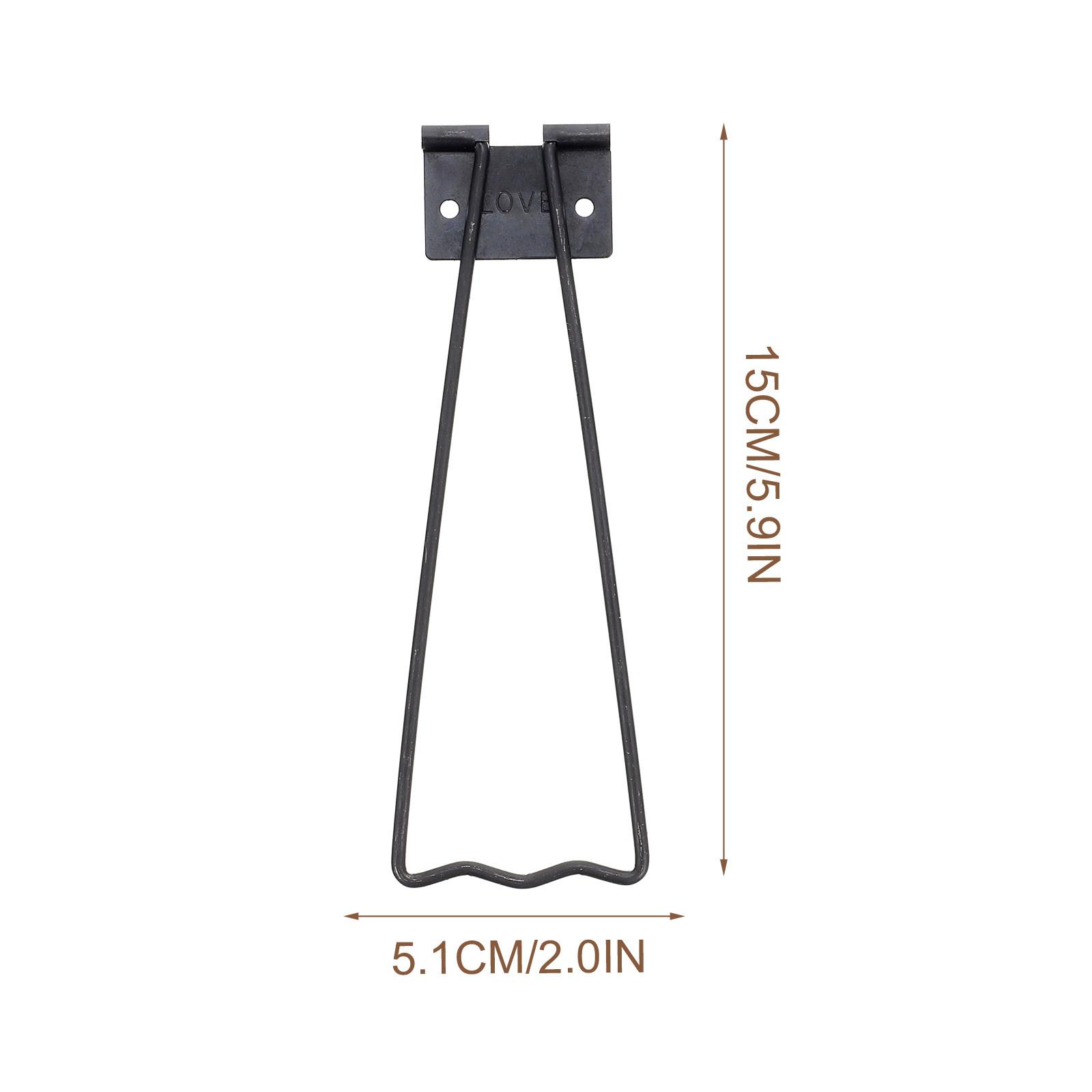 

1Set Iron Photo Frame Back Stand Easel Bracket for Picture Frames Stable Triangular Support Smooth Polished Edges Easy other