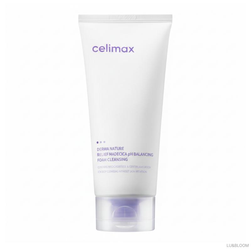 celimax Derma Nature Relief Madecica pH Balancing Foam Cleansing 150ml (+Free gift)
