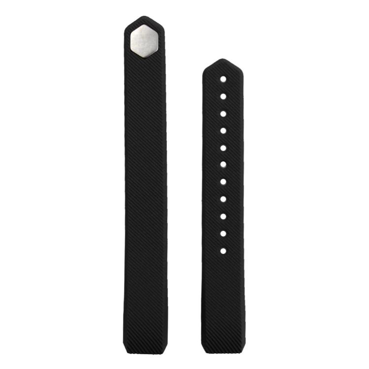 For Fitbit Alta Watch Oblique Texture Silicone Watchband, Large Size, Length: about 22cm