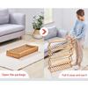 Folding Shoe Rack Multi-tier Shoe Rack for Entryway Balcony Potted Plant Shelves Simple Assembly Shoe Rack Make Of Bamboo