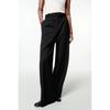 Autumn Straight-leg Professional Black High Waist Loose Pants