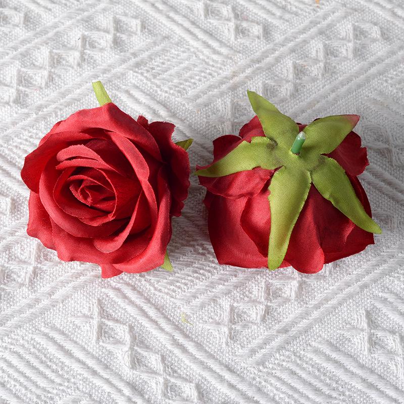 

Головки шелковых роз для свадебного декора – Искусственные цветы ручной работы для стен и арок