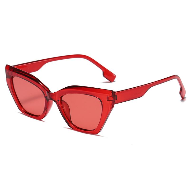 Latest Triangle Polygon Sunglasses Women Men Classic Glasses Classic Style Cat-Eye Sun Glasses Female Male Eye Wear Eye Glasses for Summer