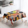 Abstract Geometric Tablecloth 1pc Resistant Party Decoration Restaurant Cafe Dining Table Tablecloths 140X200cm