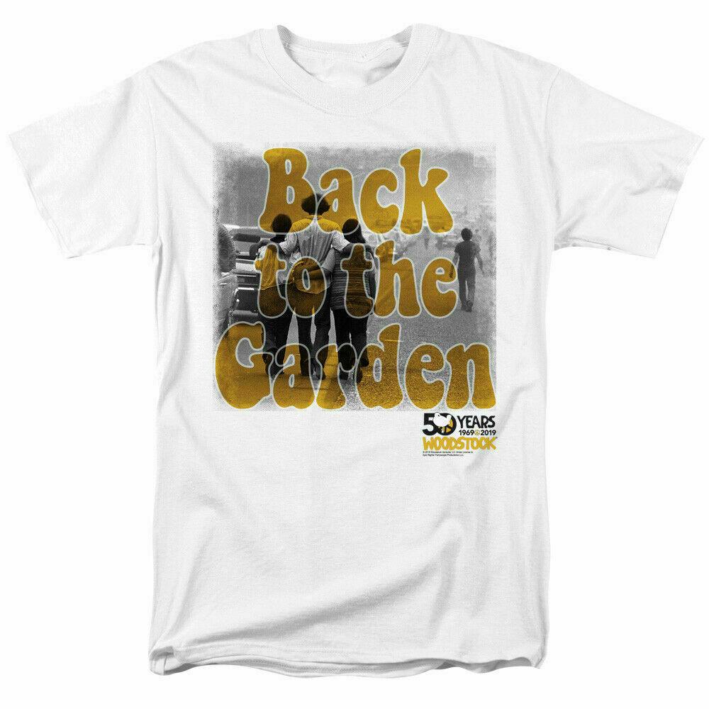 Woodstock Back To The Garden T-shirt Licensed 1969 Festival Peace Music White XXXL