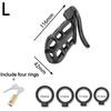 Male Chastity Cage Sissy Belt Invisible Chastity Lock Rings With 3/4 Sizes Cock Cage Bondage Device Sex Toys For Men Adults