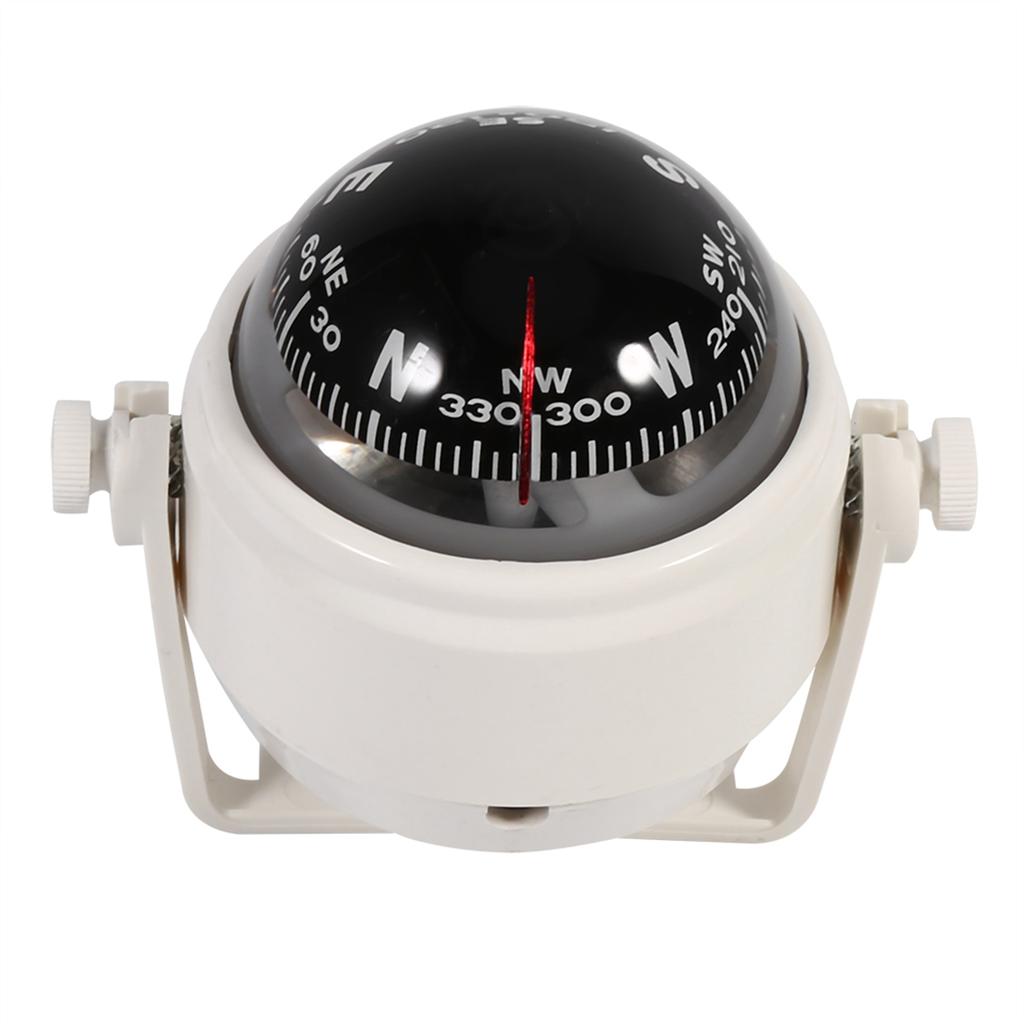 Mehrzweck-Halterung für See- und Marinekompass, Voyager-Außenmontage, passend für Boote, Wohnwagen und LKW, Weiß