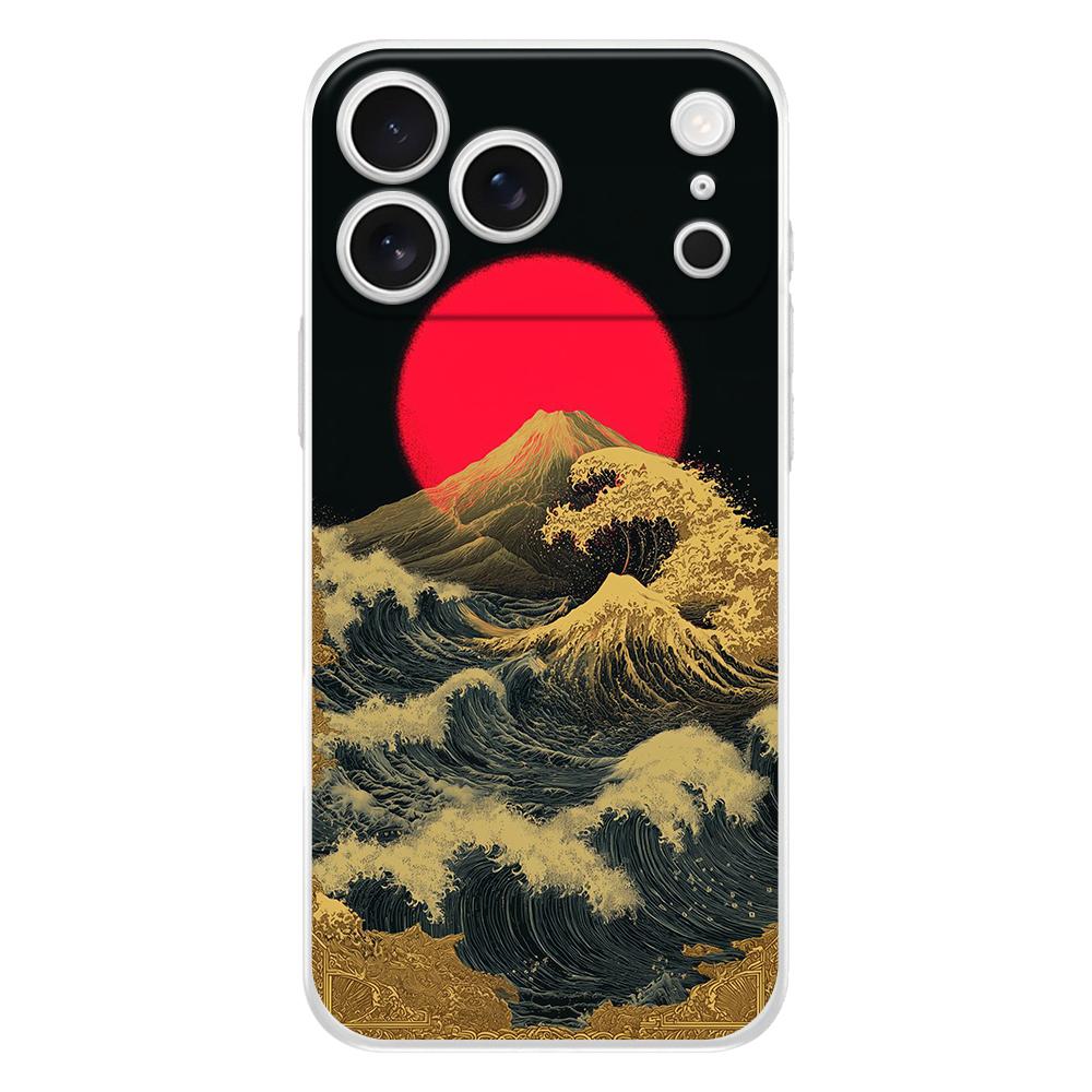 Soft Phone Case For iPhone 17 Air 16E 16 11 15 14 Pro MAX 12 13 7 8 Plus SE Easter Cover Protection Japanese Style Art Japan