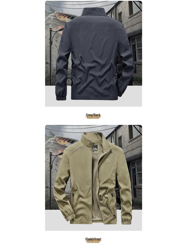 Men's Trendy Spring/Autumn High-End Outdoor Loose Windbreaker - Lightweight Sports Casual Jacket