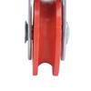 10pcs Single Groove Fixed Pulley Red Plastic Wheel Automatic Waterline Pulley  Chicken House