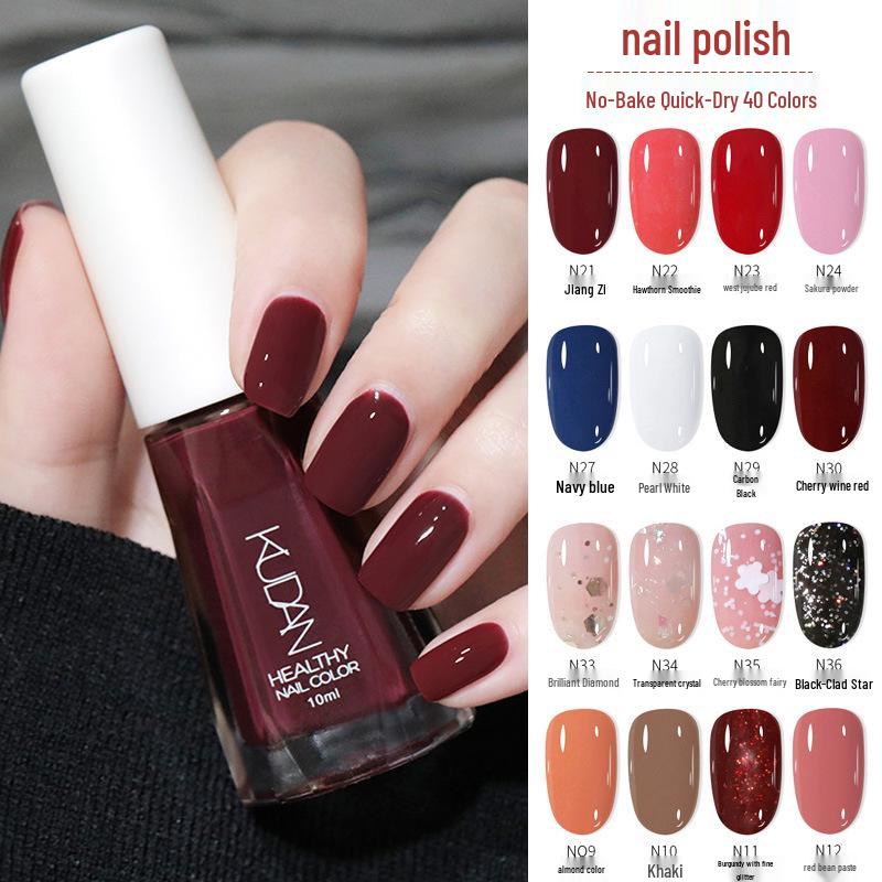 Water-based Peelable Odorless Quick-Dry Nail Polish Top Coat & Strengthener