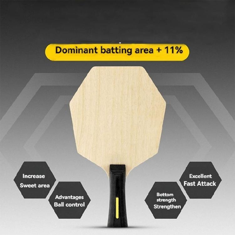 Hexagon Table Tennis Racket Bat Base Pingpong Racket Bottom Plate Beginner Training PingPong Racket Easy to Use