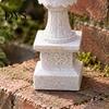 European Classical Bird Bath 3D Printed Mini Fountain with Simulated Stone Texture for Doll House Landscaping Micro Landscape Garden and Decoration,