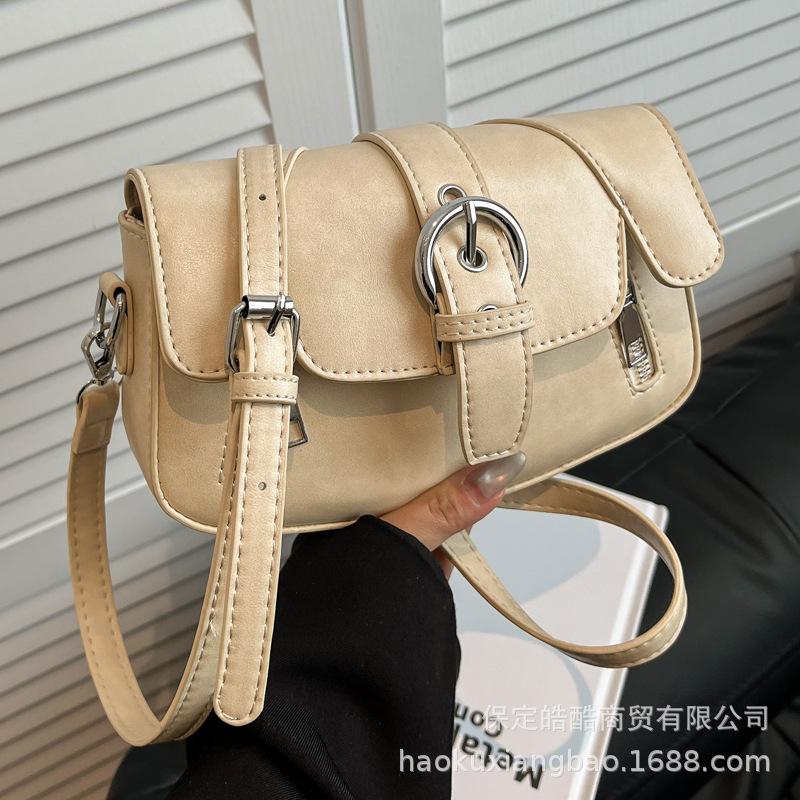 Trendy versatile underarm bag women's 2025 spring new Korean version fashion high-end small square bag commuter shoulder women's bag