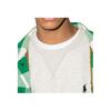 Polo Ralph Lauren Logo Embroidered Crewneck Sweatshirt Men Sweatshirt Gray White 710675313-020