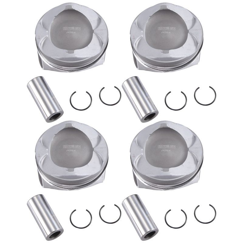 4Pcs Engine Pistons Set & Rings Replacement Parts Accessories For Ford KUGA 1.5 MONDEO 1.5 TAURUS 1.5T DS7G-6105-GB DS7G-6105