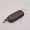 1pc Portable EVA Glasses Case with Carabiner Hook Colorful Sunglasses Hard Case Zipper Eyeglasses Protector Box Holder New 2025