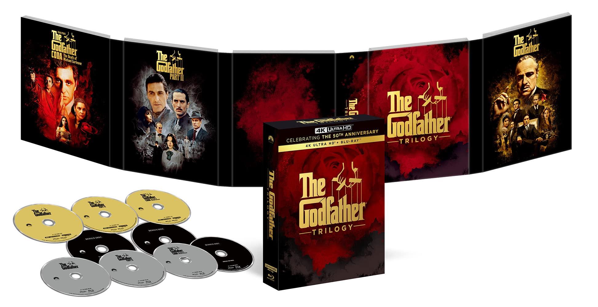 

The Godfather Trilogy 50th Anniversary 4K Ultra HD Set ULTRA HD + Blu-ray [4K + Blu-ray]