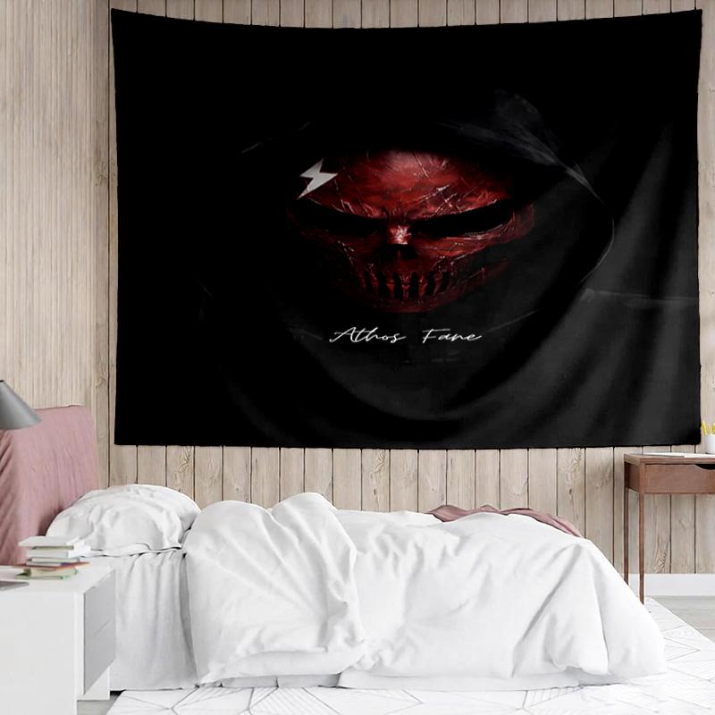 Devil's Night Tapestry for Bedroom Aesthetic Classroom Tapestries Wall Hanging for Living Room Dorm Office,Ideal Creative Gift