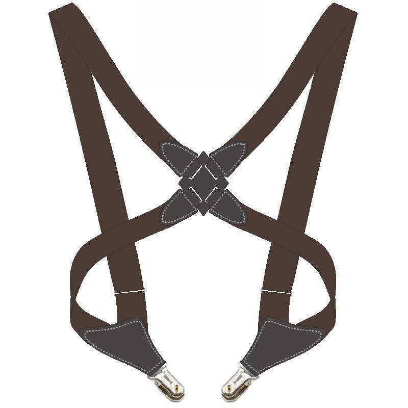 Elastic Strap Clip, Side Clip Cross Adult Men's and Women's Suspender Straps