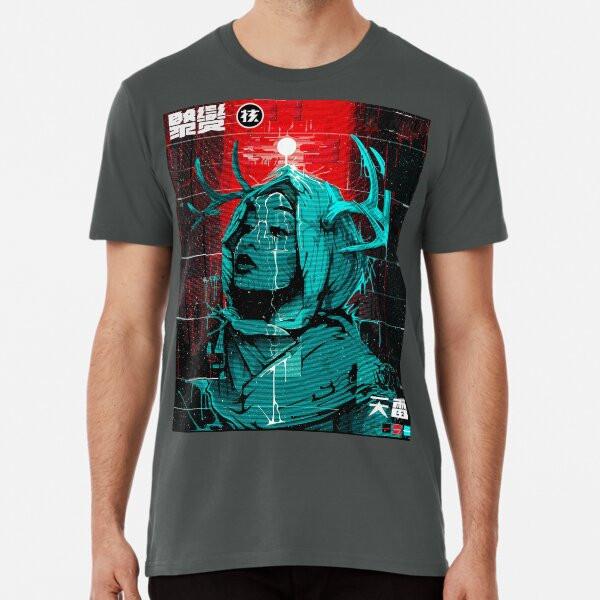 

Cyberpunk Glitch Girl Urban Style Design S to 5XL Made in the AU/USA T-Shirt 3XL