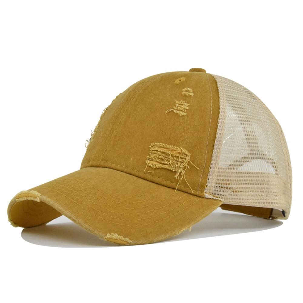 2026 New Hot Sale Unisex Trucker Hat Multi Colors Plain Baseball Cap Women Men Washed Cotton Distressed Cap