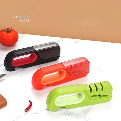 Four-in-one Knife Sharpener Kitchen Manual Sharpening Stone Household Multi-Functional Nordic Fast Four-Segment Fast Knife Sharp