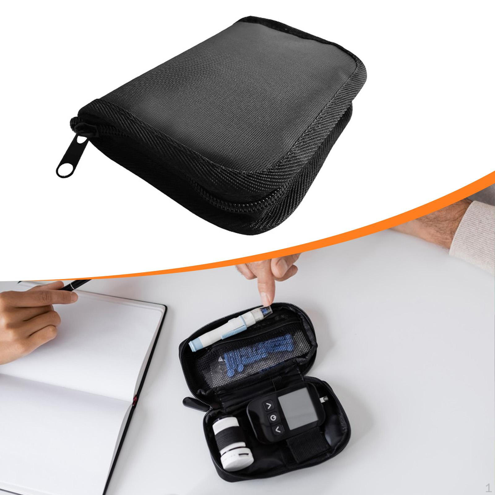 

Диабетическая сумка для хранения Диабетический дорожный кейс Сменный чехол Глюкоза для офиса, поездок