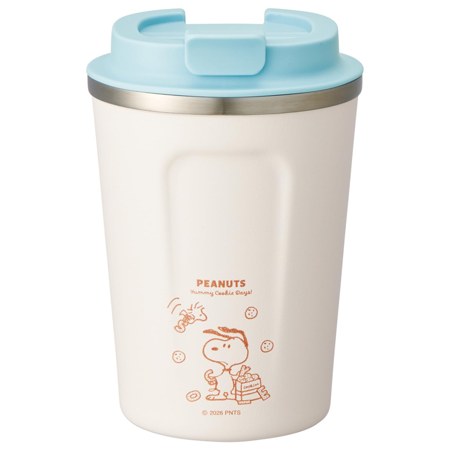 Skater Stainless Steel Coffee Tumbler with Small Size Snoopy Cookie Lid, (350ml), Insulated, Design, STBC3F-A