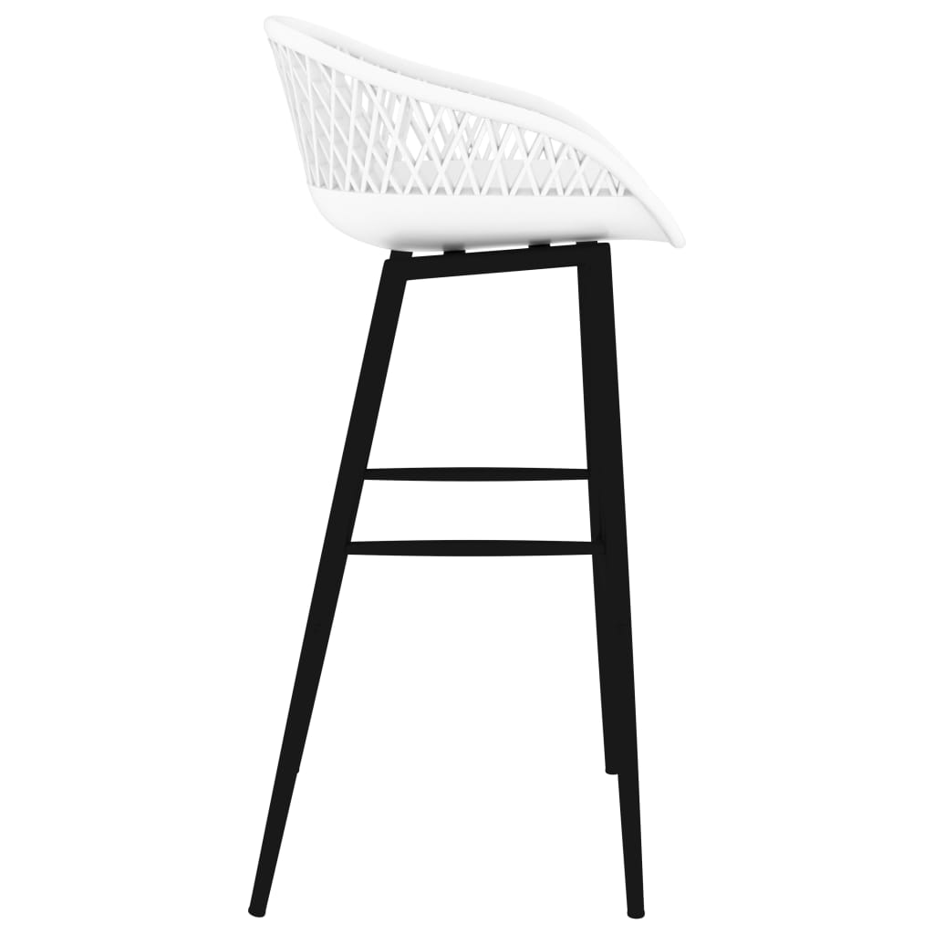 5 Piece Bar Set in Black and White