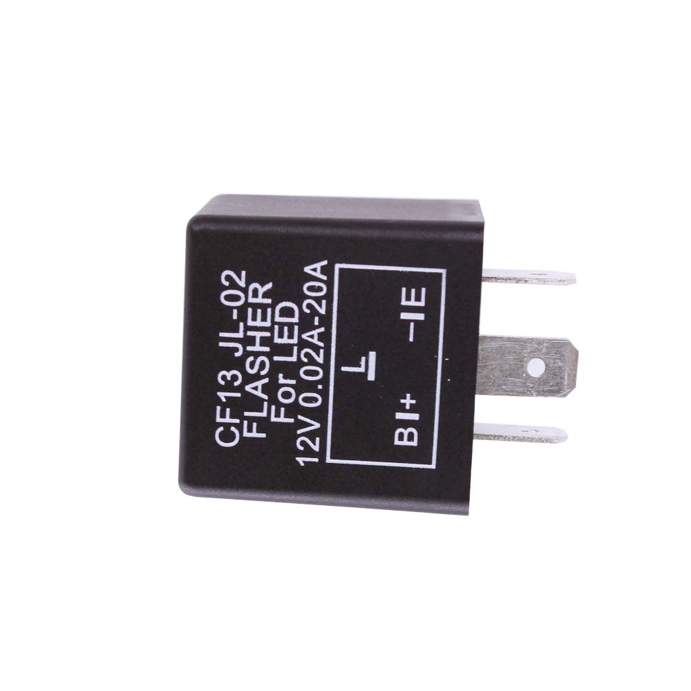 HUIQIAODS IC Turn Signal Relay for Motorcycles and Cars, Compatible