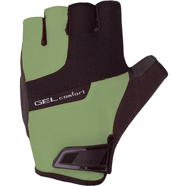 Велосипедные перчатки Chiba Gel Comfort (серо-зеленые) L