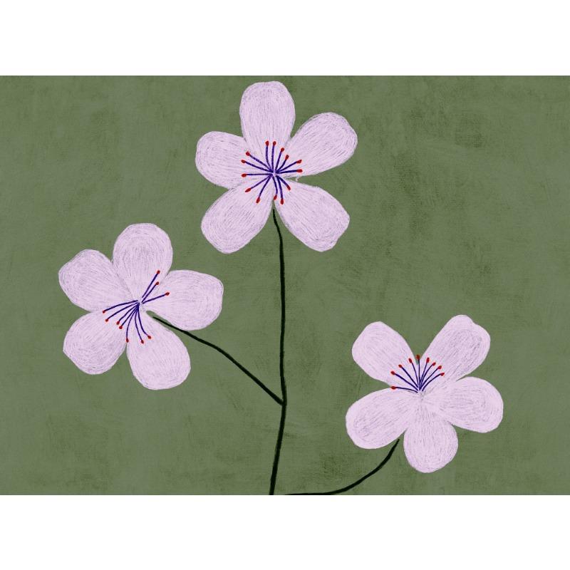 Minimalist Flowers Poster Print Canvas Pictures Home for Living Room and Bedroom Wall Bohemian Modern Decor Frameless Painting